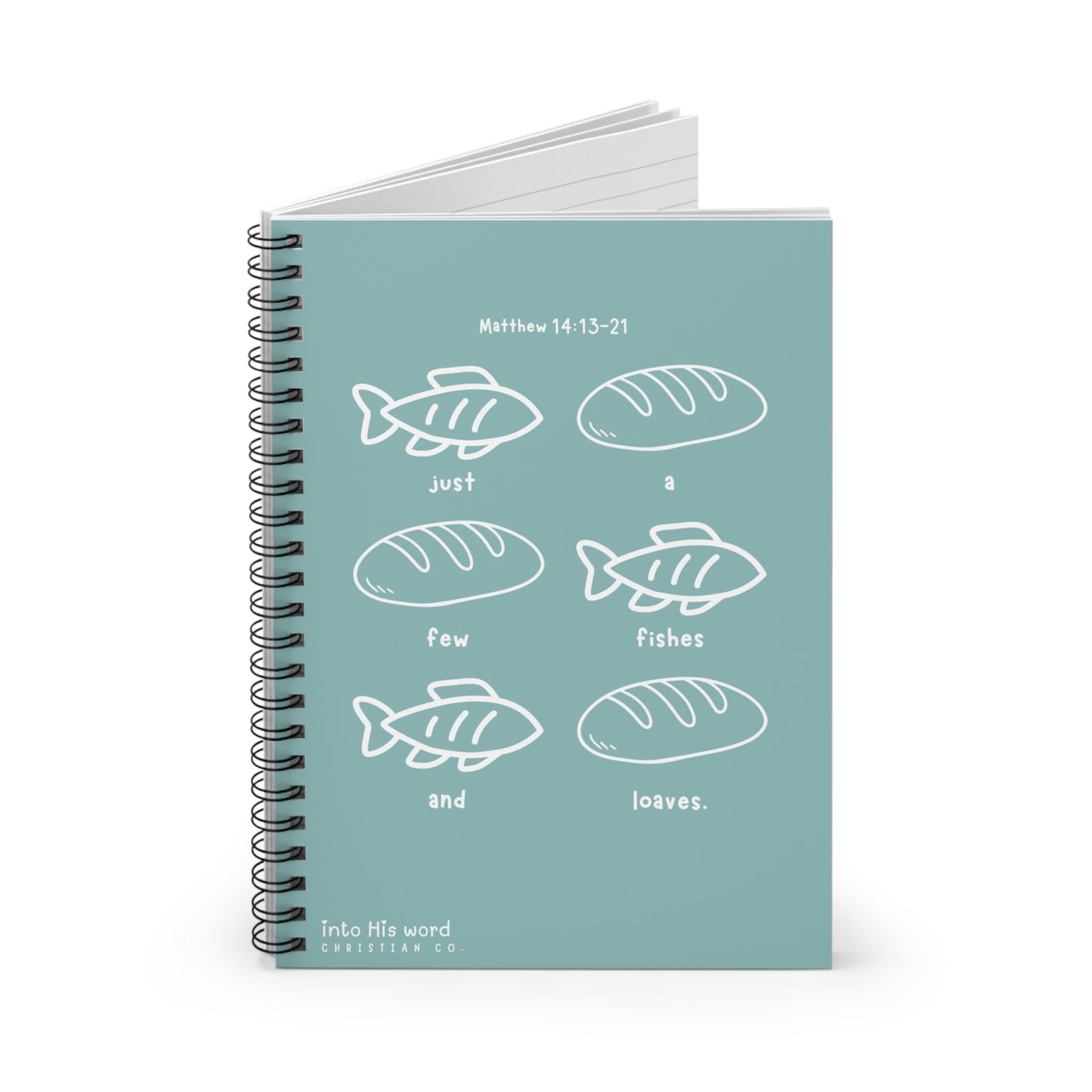 Just A Few Fishes And Loaves - Spiral Notebook