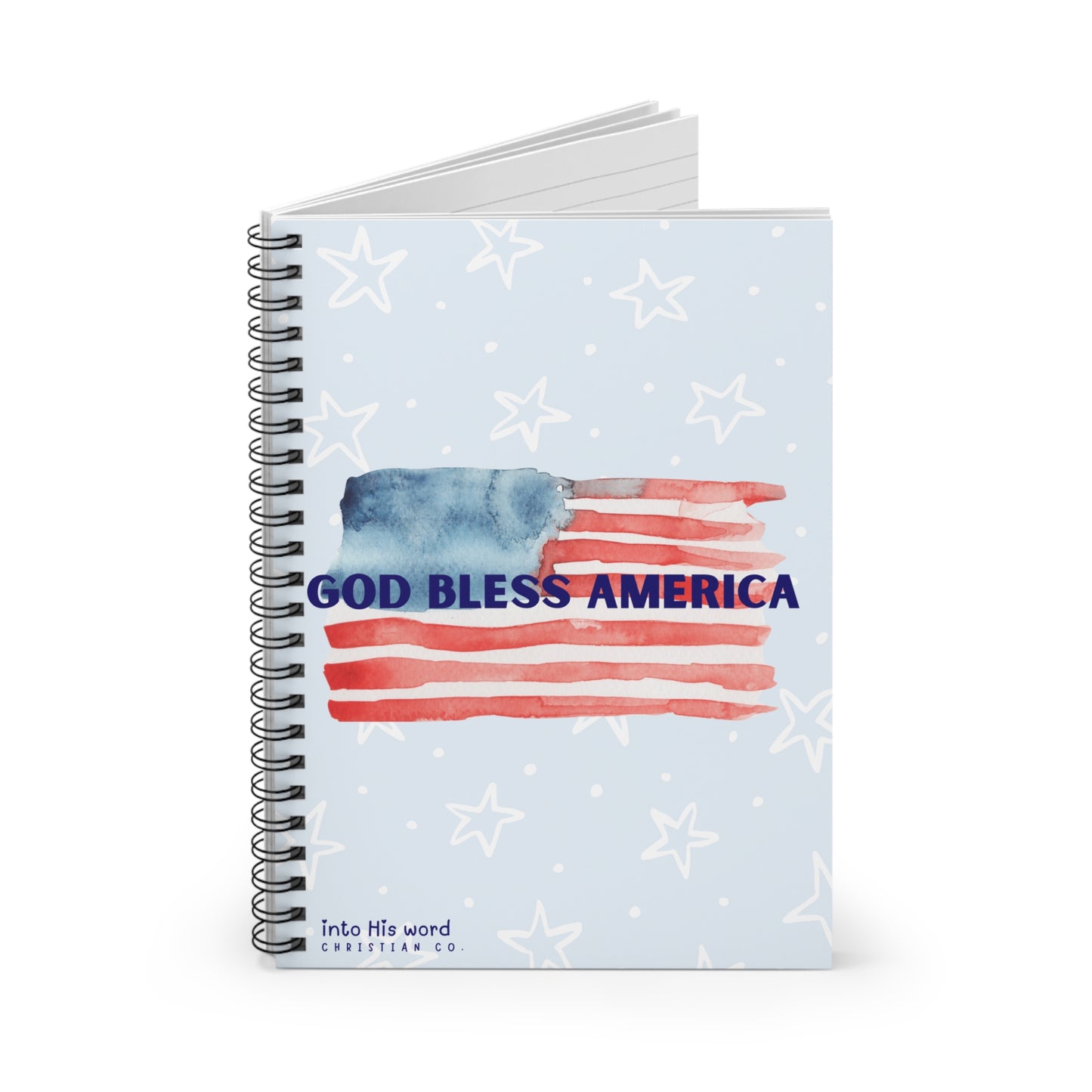 God Bless America - Spiral Notebook