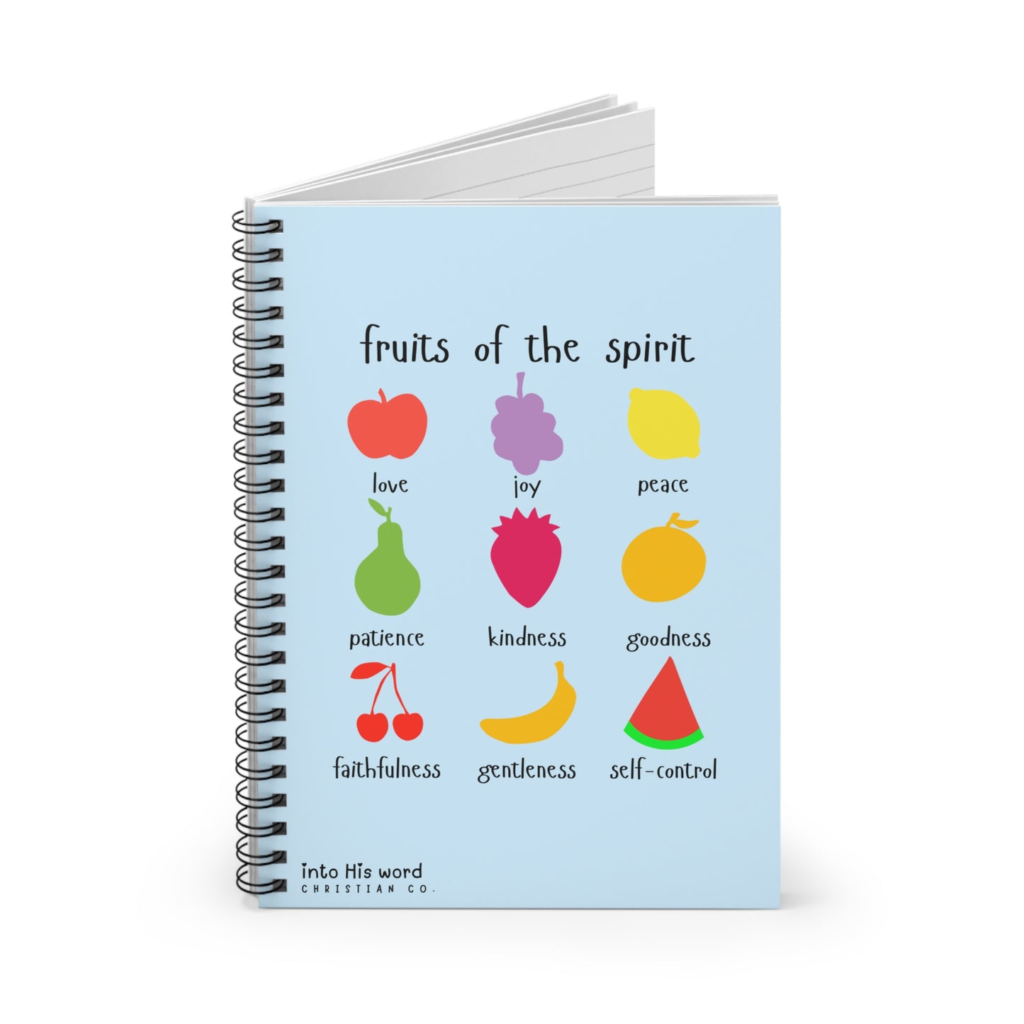 Fruits Of The Spirit - Spiral Notebook