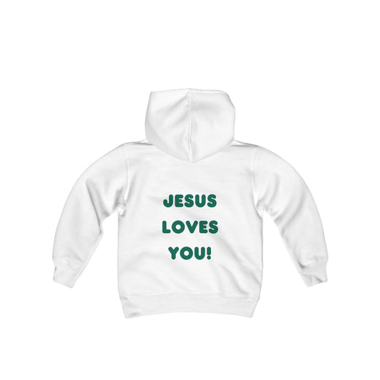 Jesus Loves You - Boys Youth Hoodie