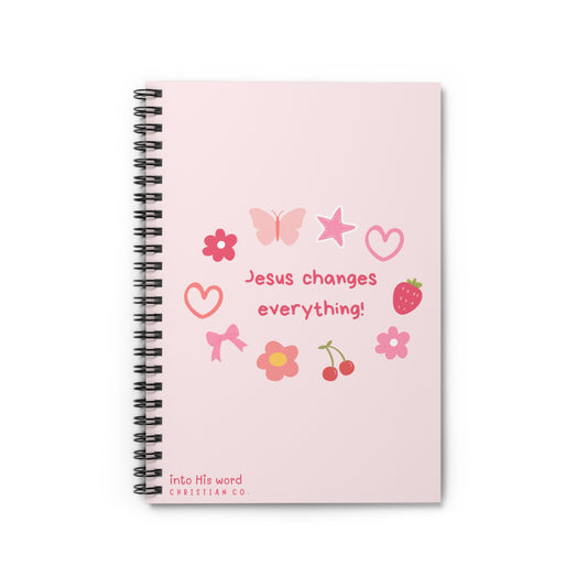 Jesus Changes Everything - Spiral Notebook