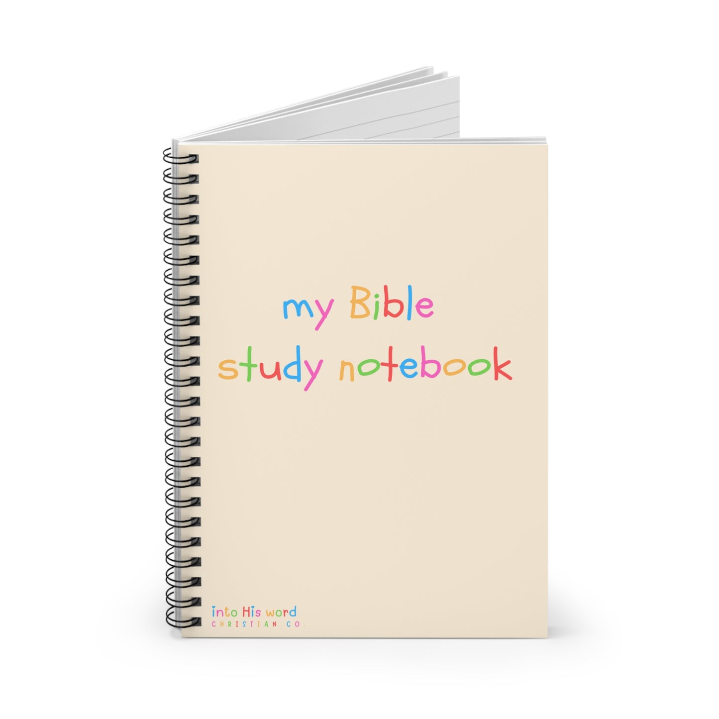 My Bible Study Notebook - Spiral Notebook