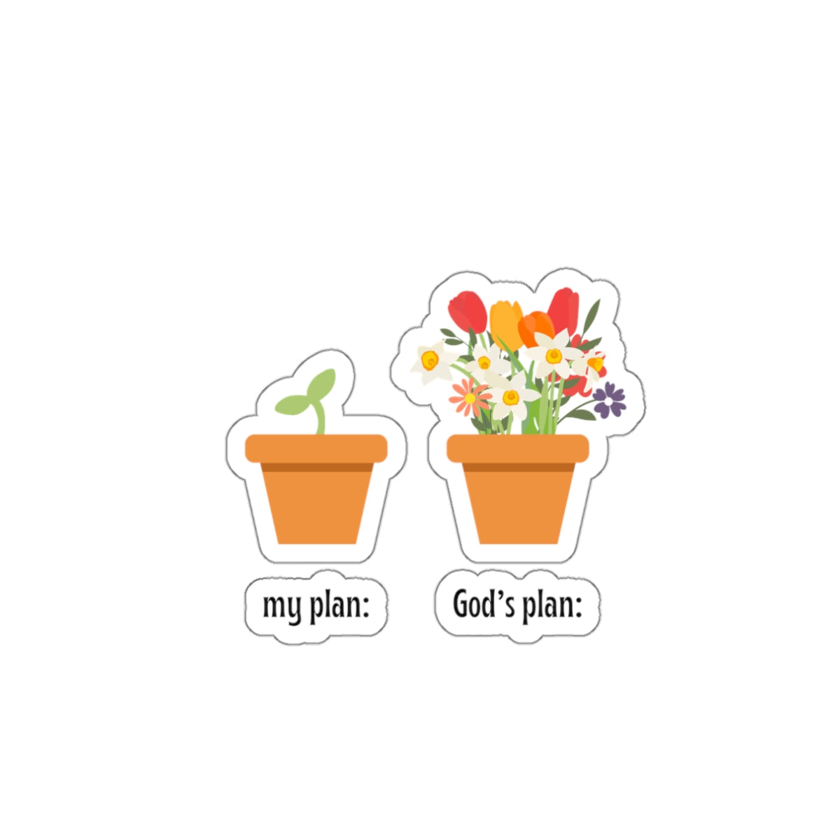 God's Plan - Sticker