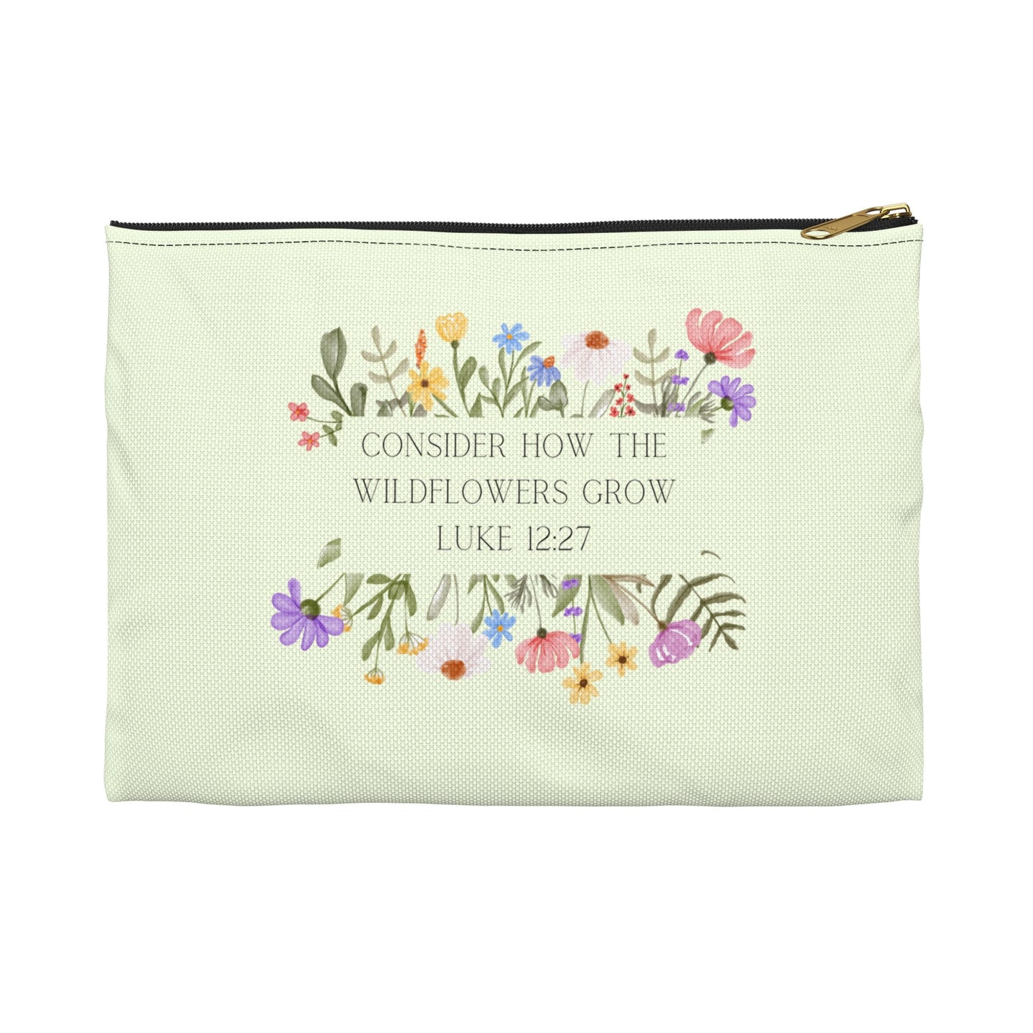 Consider The Wildflowers - Accessory Pouch