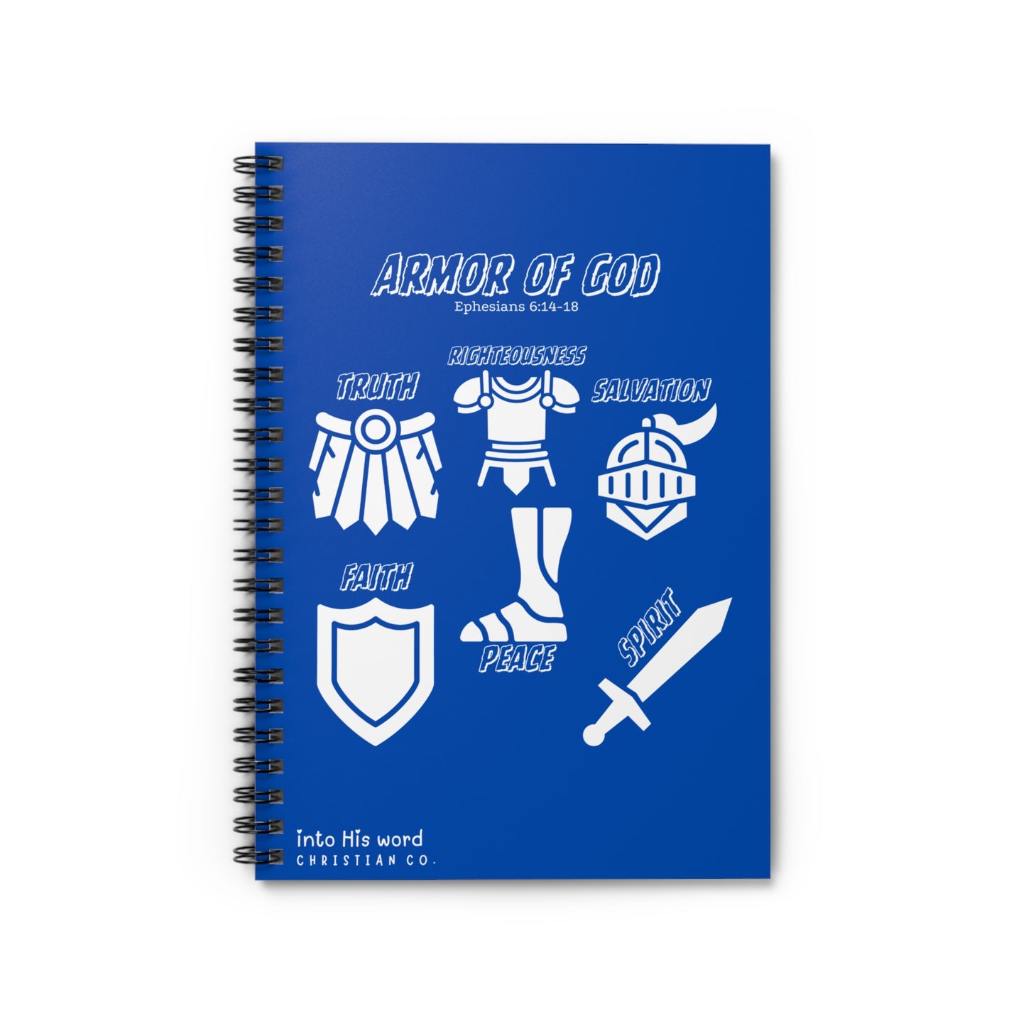 Armor Of God - Spiral Notebook