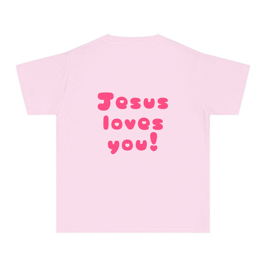 Jesus Loves You - Girls Youth T-Shirt