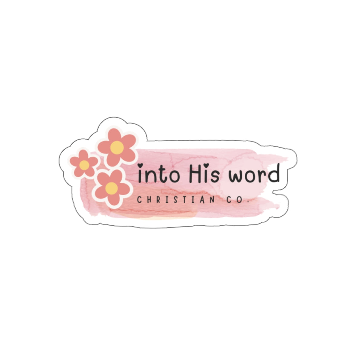 Into His Word (Logo) - Sticker