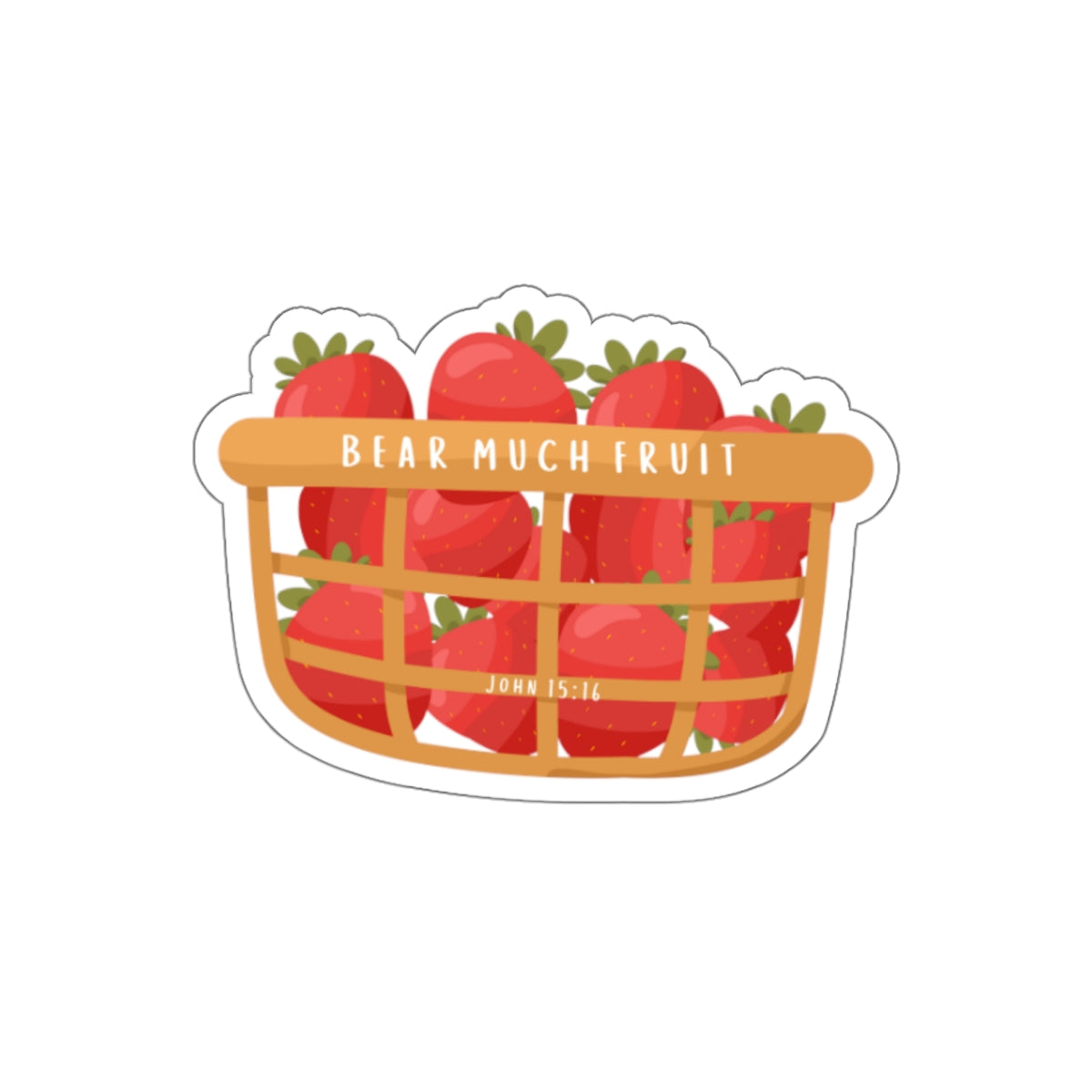 Bear Much Fruit - Sticker